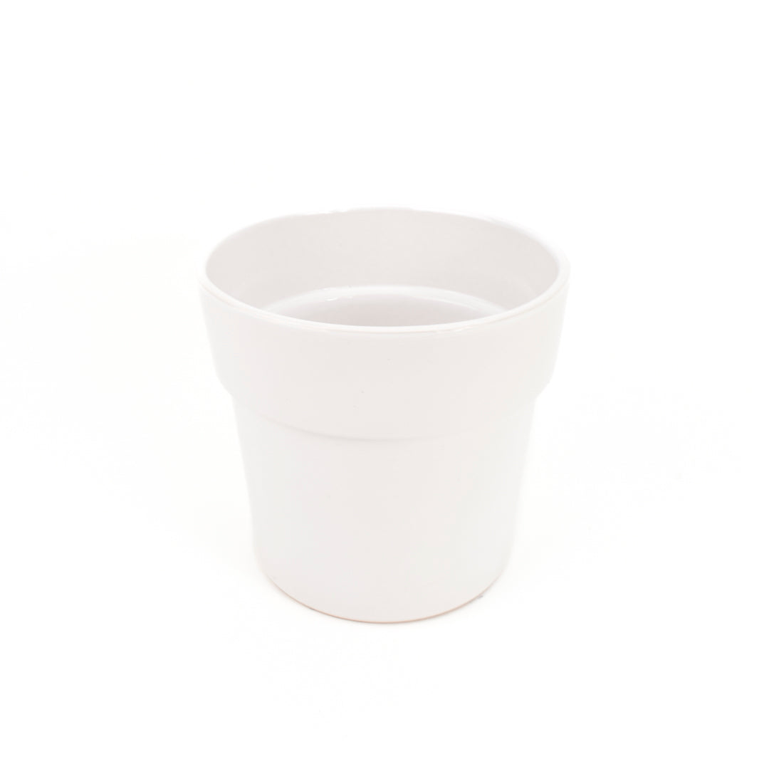 White Traditional Pot 14cm