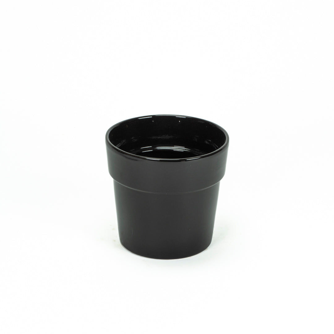 Black Traditional Pot 12cm